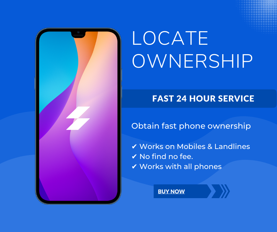 Phone ownership search service in the UK